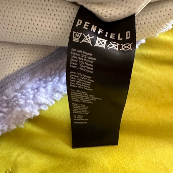 Penfield lavender sherpa zipper sweater size Medium - Picture 5 of 12